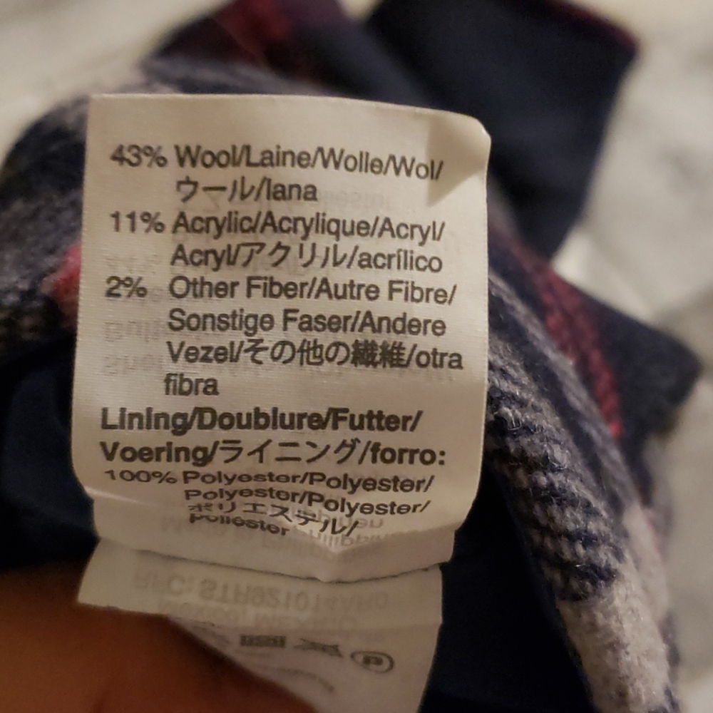 J.Crew Mercantile plaid ruffle wool blend mini 6 - Picture 6 of 7